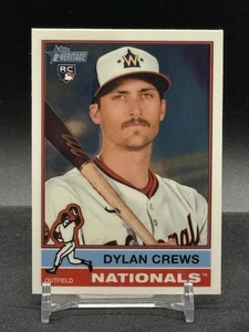 2025 TOPPS HERITAGE BASEBALL DYLAN CREWS RC SP CHROME WASHINGTON NATIONALS #247 - Picture 1 of 2