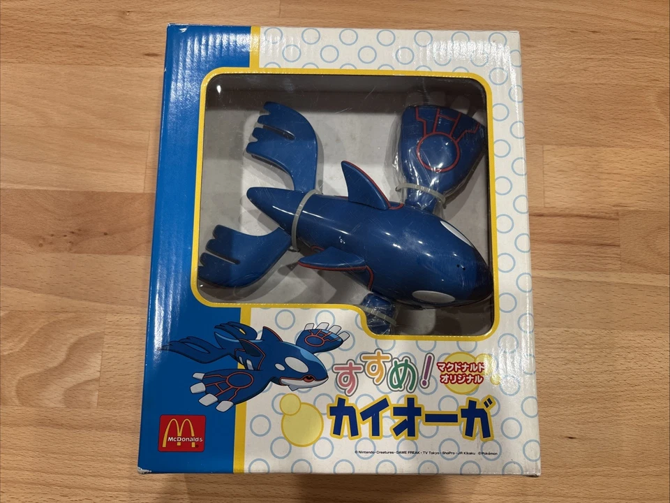 McDonald's Happy Meal Pokémon Kyogre Water-Schirting Toy Edición Limitada Promo Foto 1 de 4