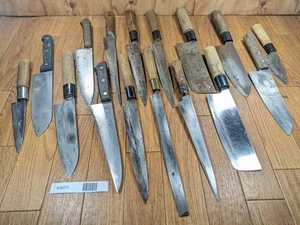 Lote dañado de cuchillos de cocina de chef japonés rotos de Japón XA071 - Imagen 1 de 20