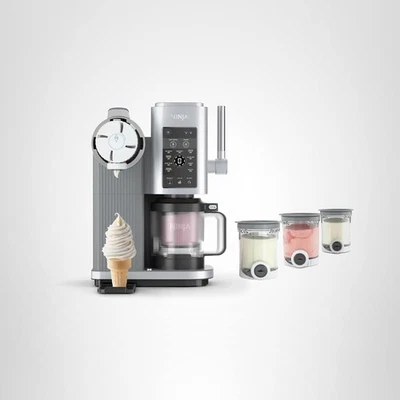 Ninja - CREAMi Scoop & Swirl мороженое и мягкая сервировочная машина, 13 One-Touch Progr... - Изображение 1 из 2