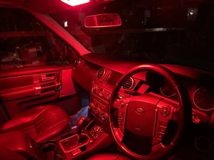 Red LED Interior Light Package for Land Rover Discovery 3  Discovery 4 - Bild 1 von 9