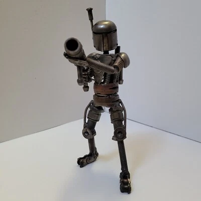 Estatuilla de estatua de metal Boba Fett de Star Wars Foto 1 de 4