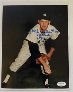 Jack Cullen Signed Autographed Vintage Glossy 8x10 Photo New York Yankees : JSA - Picture 1 of 1