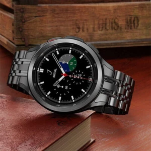Stainless steel Band Strap Fr Samsung Galaxy Watch 4 5 6 7 40/44mm Classic 43 47 - Picture 1 of 11
