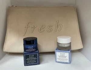 FRESH Lotus Youth Preserve Moisturizer & Dream Face Cream Each 0.23oz/7ml W/ Bag - Picture 1 of 11