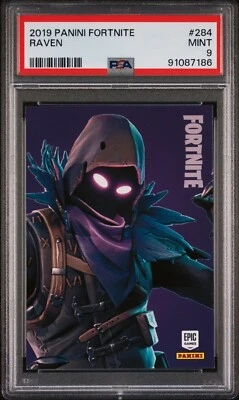 Panini Fortnite 284 Raven 2019 PSA 9 Foto 1 de 2