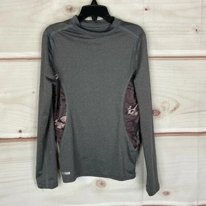 Starter Top Boys Medium Dri-Star Long Sleeve Crew Neck Athletic Solid Print Gray - Picture 1 of 7