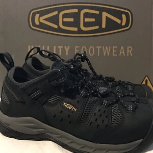 NUEVOS Zapatos de Trabajo Keen Utility Para Hombre Talla 8.5 Atlanta Cool II (2) Puntera de Acero 1023216 - Imagen 1 de 9