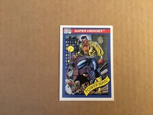 1990 Impel Marvel Universe Series 1 #12 Power Man Luke Cage - Picture 1 of 1