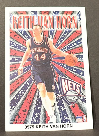 Keith Van Horn New Jersey Nets Starline NBA Mini Poster Approx 3 x 5 Inch (gc) Cover