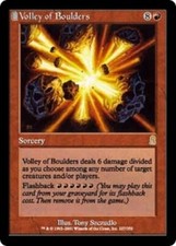 1x Volley of Boulders Odyssey  card MTG Magic the Gathering
