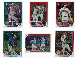 Green Orange Red Foil Parallels 2023 Topps Update Series You Pick /499 /299 /199 - Picture 1 of 33