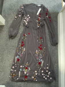 Red Herring Embroidered Dress - Picture 1 of 4