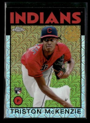 2021 Topps Chrome Triston Mckenzie - Image 1 of 2
