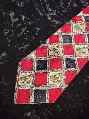 Vintage Quote Me Mens Neck Tie We Shouldnt Elect a President Will Rogers Red - Image 1 of 4