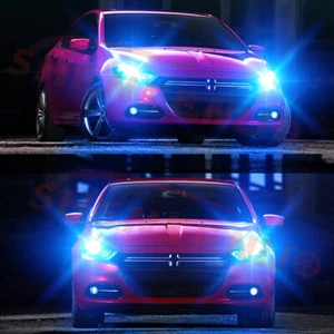 For Dodge Dart 2013 2014 2015 LED Headlight Bulbs 8000K Blue High&Low Beam Kit - Bild 1 von 11