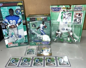 1999 SLU BARRY SANDERS Lot 1989 Topps Traded Rookie PSA 9 DETROIT LIONS - Picture 1 of 12