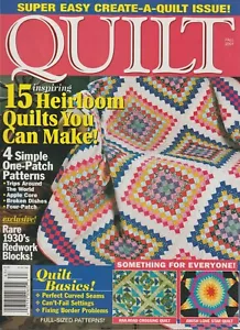 QUILT Magazine Vol.23 No. 3 Fall 2001 - Imagen 1 de 1