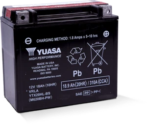 Yuasa YTX20HL-BS-PW High Performance AGM Battery (Bottle Supplied) - Bild 1 von 10