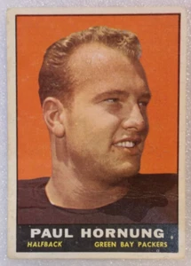 Sammlerstück 1961 Topps Paul Hornung Football Trading Card (#40) - Bild 1 von 2