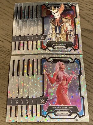 UNDER CARD SILVER DISCO PRIZM PARALLEL 2024 Panini WWE Cards You Pick/Choose! - Image 1 of 4
