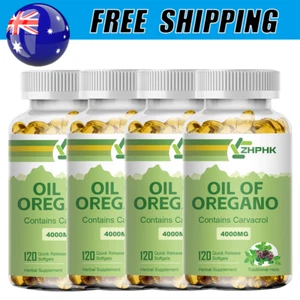 Aceite de Orégano Fórmula Premium 4000mcg 120 Cápsulas Apoyo Sistema Inmune Salud - Imagen 1 de 13