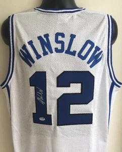 Justise Winslow Duke Blue Devils Autographed Signed Jersey PSA/DNA COA - Picture 1 of 5