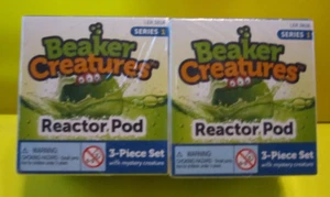 Beaker Creatures Reactor Pod Lot of 2 Blind Boxes New Mystery Creatures Series 1 - Picture 1 of 12