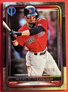 Mookie Betts 2020 Topps Tribute #30 SP #09/10 Boston Red Sox LA Dodgers SP!🔥