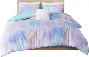 Intelligent Design Cassiopeia Watercolor Tie Dye Printed Comforter Set Twin - Picture 1 of 5