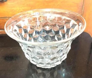 Rare Crystal 1940's American Fostoria Flared Edge Bowl /Sweet Pea Vase 4 7/8 x 7 - Picture 1 of 4