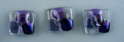 HANDMADE FUSED GLASS BUTTON - Image 1 of 4