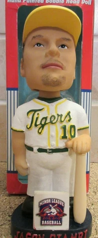 Jason Giambi Minor League Tacoma Tigers Bobble Head w/ Box / HTF 2918/5000 Cover