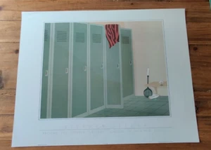 Vintage posters, Stephen Oliver" Locker Room Tennis" & "Locker Room Squash" - Picture 1 of 2