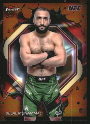 2024 Finest UFC Gold Refractors #257 Belal Muhammad R /20 - Image 1 of 2