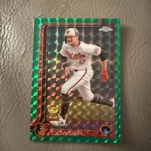 2025 Topps Chrome - Colton Cowser #278 Green Geometric Refractor 66/99 RC - Bild 1 von 2
