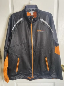 Orange Theory Fitness Black Windbreaker Jacket Lightweight Reflective Men's M - Picture 1 of 16