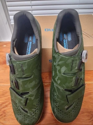 Shimano RX6  Cycling Shoe-SH-RX600 Size 42 8.5 Green NIB NEW Gravel MTB Men or W - Image 1 of 4