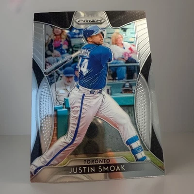 2019 Panini Prizm Justin Smoak #11 Toronto Blue Jays base - Image 1 of 3