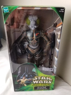 Boneco Star Wars Power of the Jedi 4-Lom 12 polegadas novo - Imagem 1 de 4