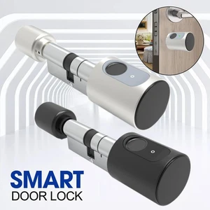 Cerradura de puerta electrónica de huella digital abridor de puerta 60-110 mm cilindro de cierre de puerta - Imagen 1 de 37