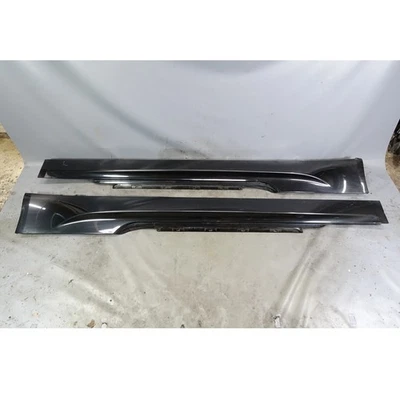2006-2010 BMW E63 E64 M6 Side Skirt Rocker Panel Pair Black Sapphire OEM - Image 1 of 4