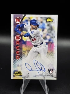 Andy Pages Rookie Auto - 2025 Topps Archives, New Breed #99NBA-AP - Picture 1 of 2