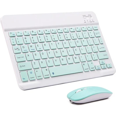 Wireless Keyboard & Mouse Combo Bluetooth Slim Keyboard for PC Computer Laptop - Image 1 of 4