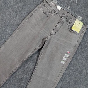 Levis 514 Jeans Mens 34x34 Gray Straight Leg Flex Stretch Performance Eco Denim - Picture 1 of 9