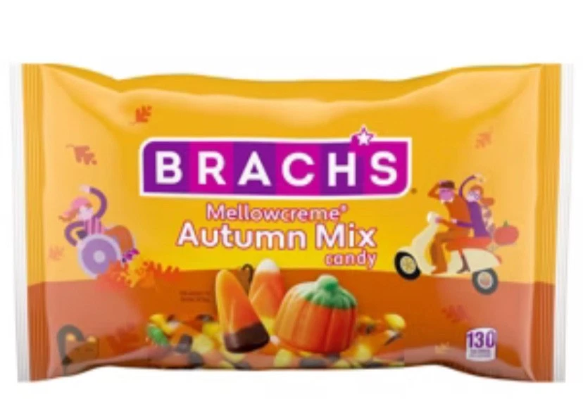 2 Bags Brach's Mellowcreme Autumn Mix 11 Oz Each Candy Corn+Pumpkins Halloween