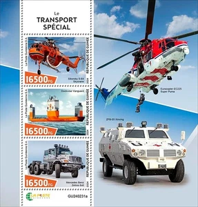 2025 05 - GUINEA - SPECIAL TRANSPORTS 3V MNH ** - Picture 1 of 1