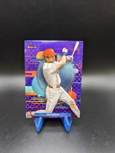 Trea Turner - 2025 Topps Finest Purple Checkerboard */99 #196 - Picture 1 of 2