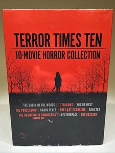 Terror Times Ten 10 Movie Horror Collection (DVD 2021) New Sealed w/ Slipcover - Picture 1 of 5
