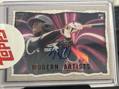 2020 Topps Gallery - Modern Artists Luis Robert #MP-28 Autographs /25 (AU, RC) - Image 1 of 2